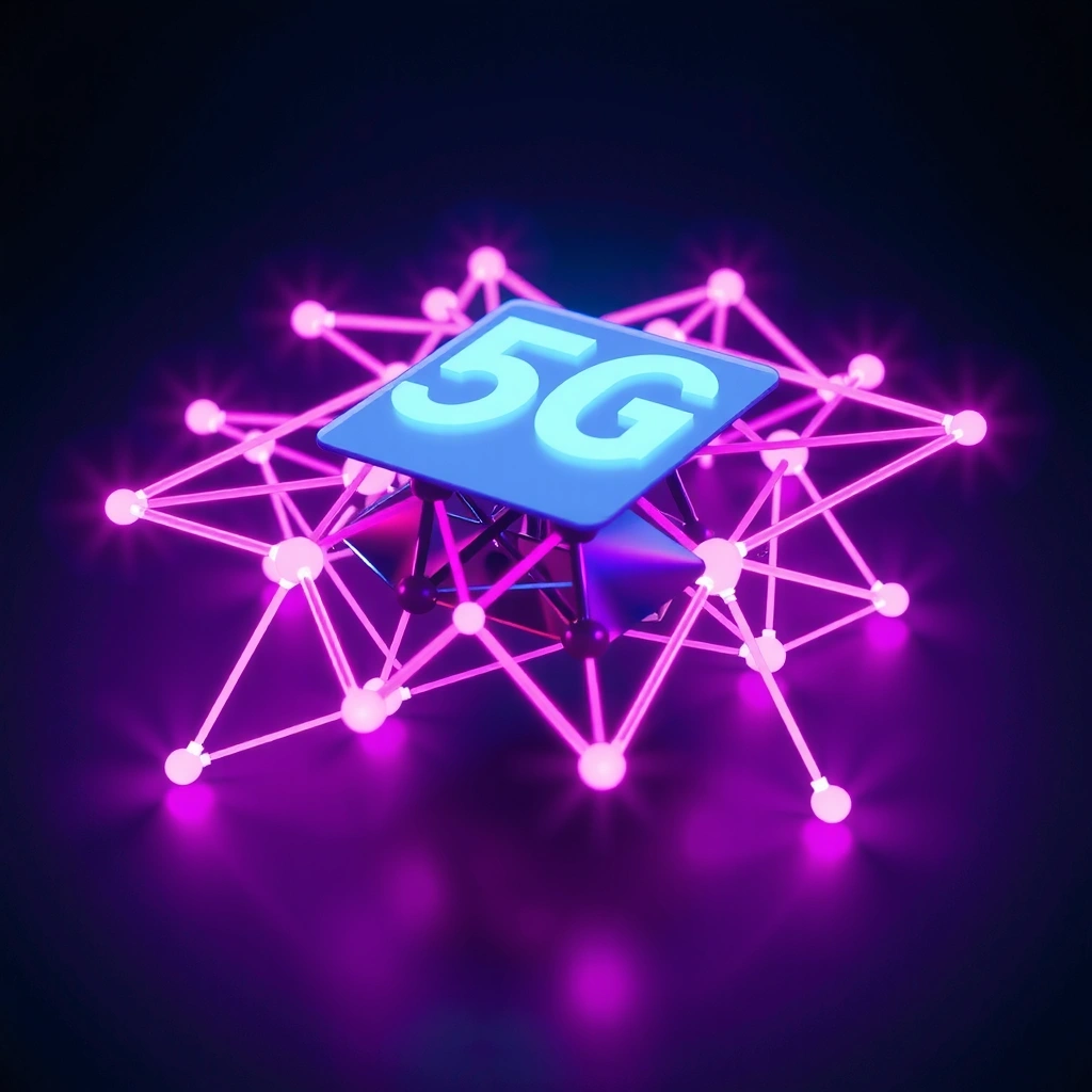 Abstract 5G Network Node Visualization