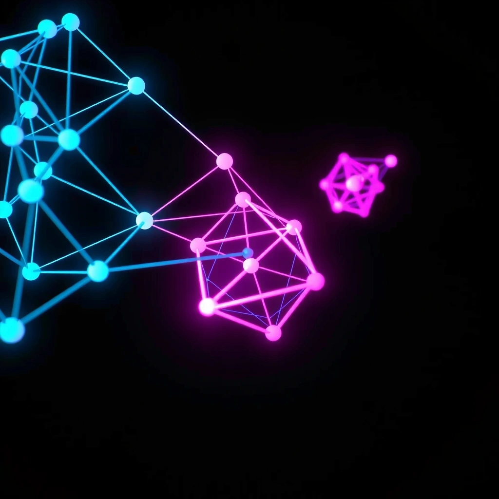 Abstract representation of secure data network